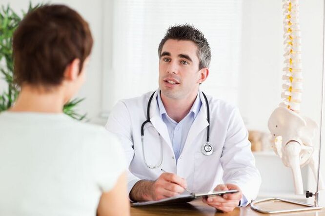See a doctor for lower back pain.